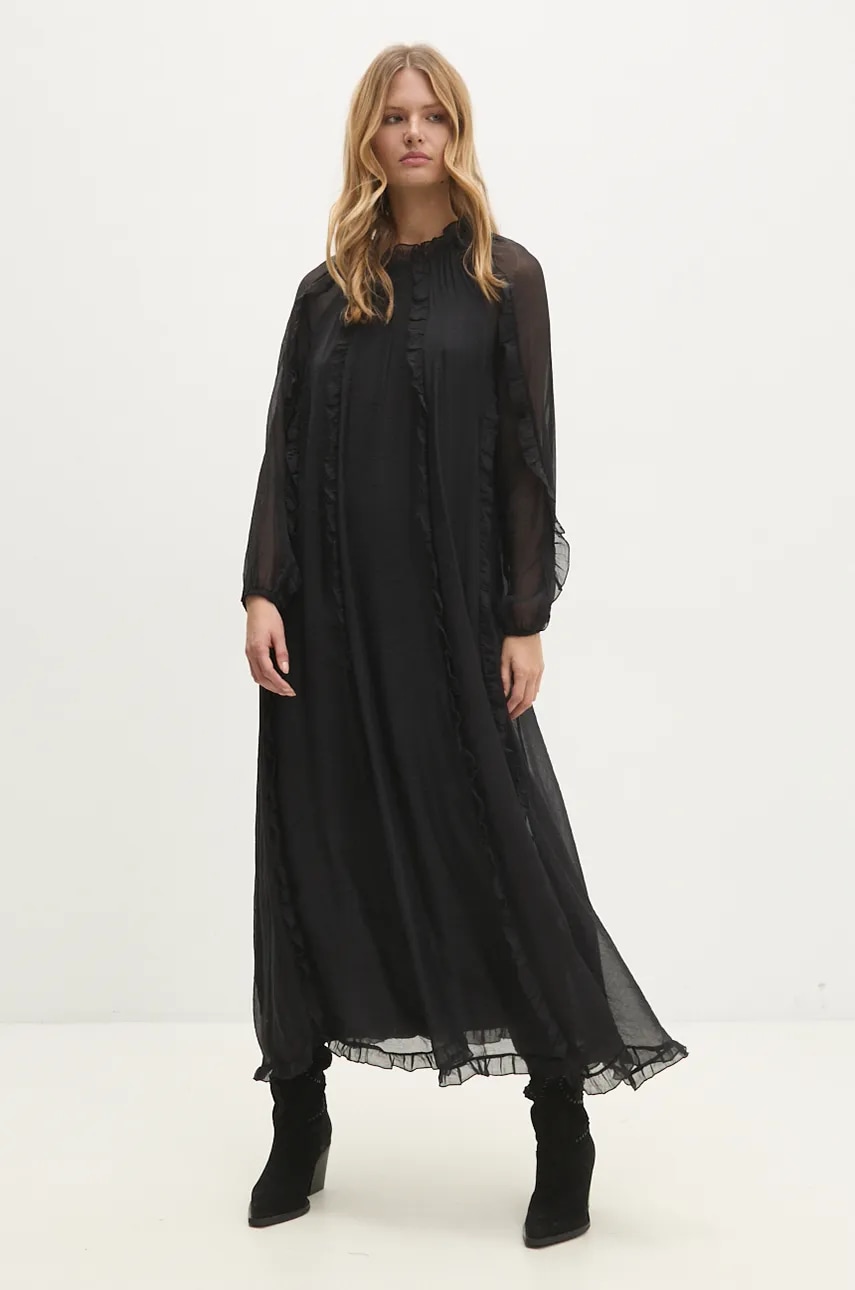 Answear Lab rochie culoarea negru