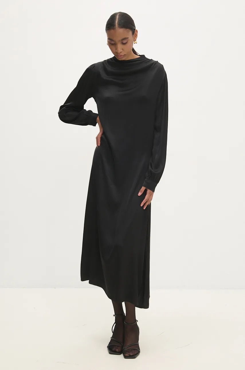 Answear Lab rochie culoarea negru