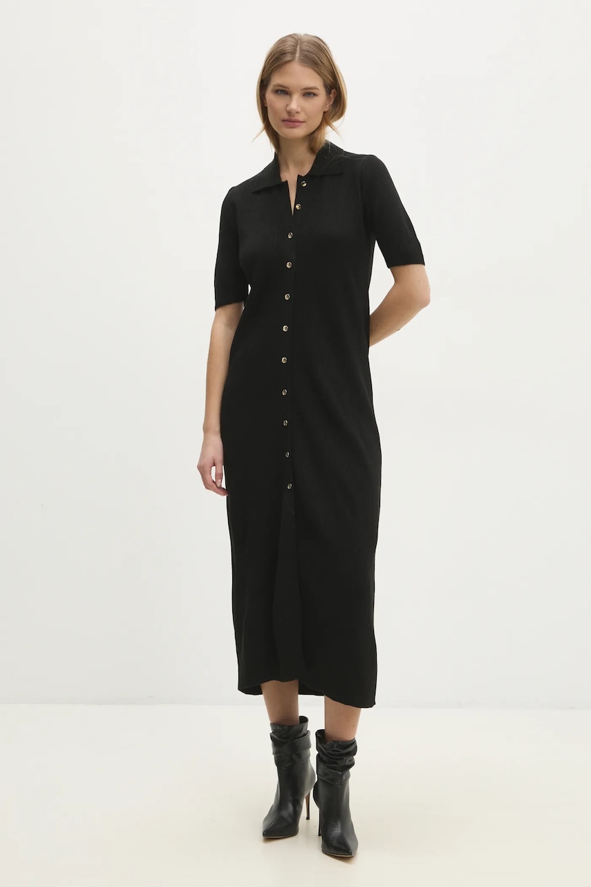 Answear Lab rochie culoarea negru