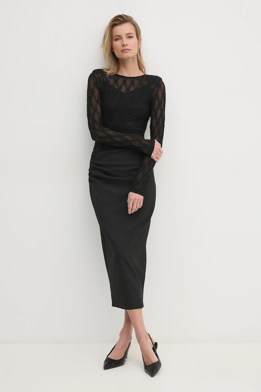 Answear Lab rochie culoarea negru