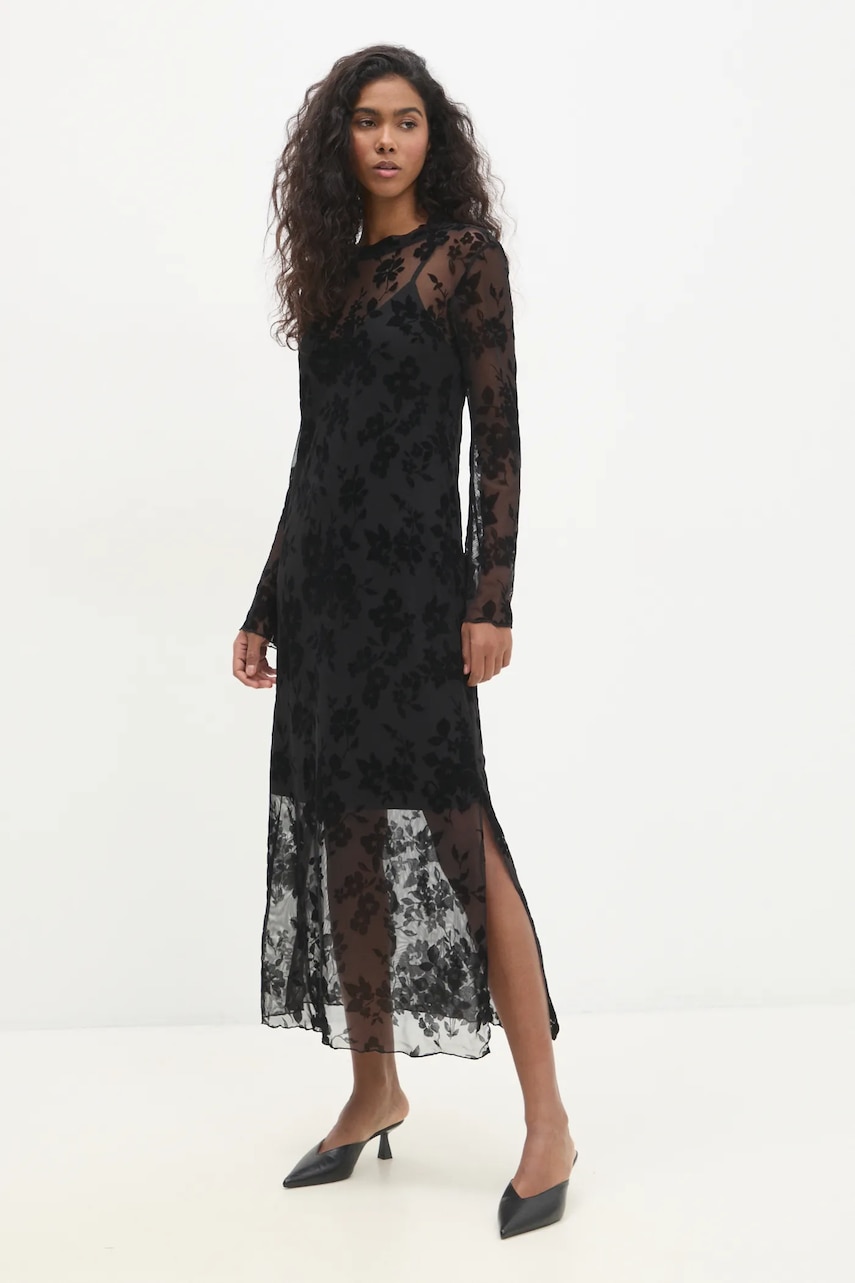 Answear Lab rochie culoarea negru
