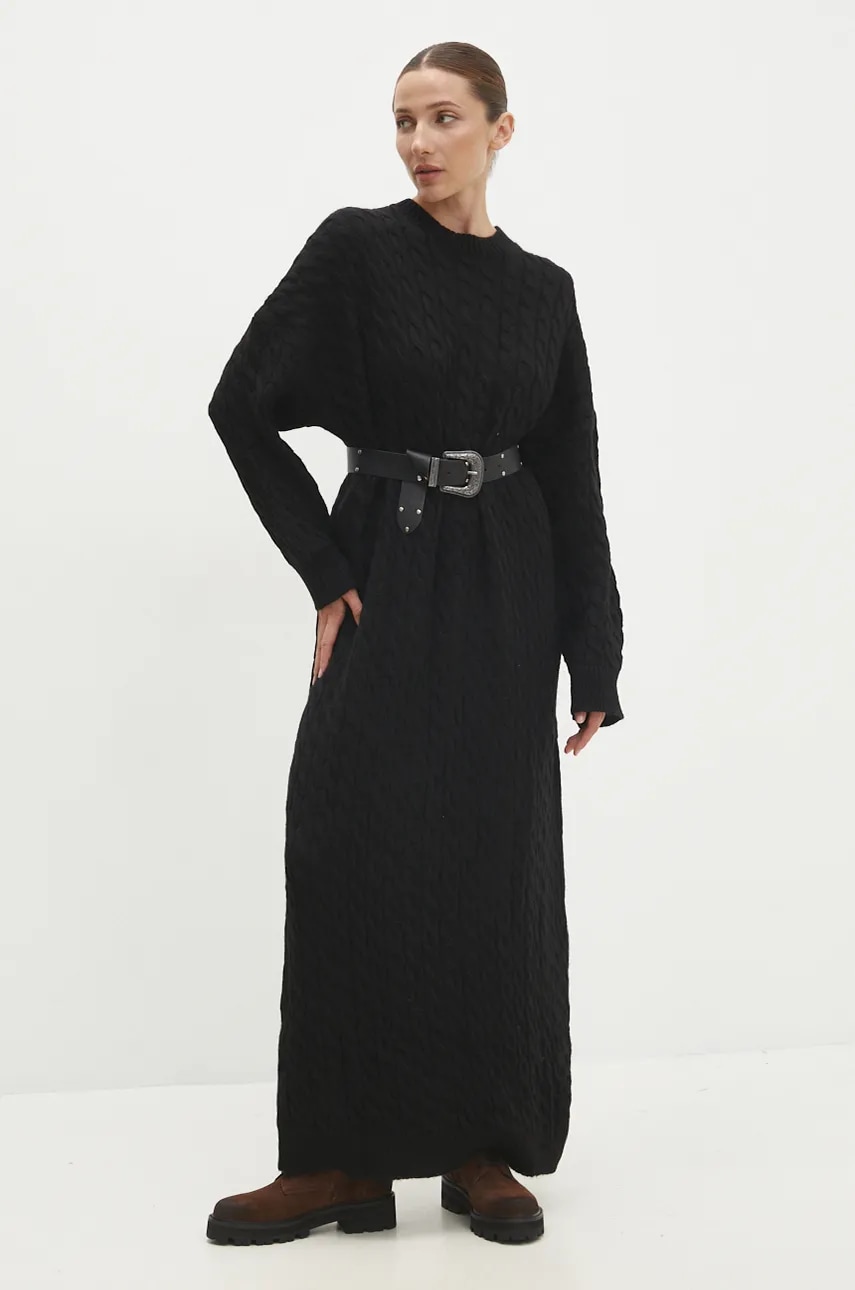 Answear Lab rochie culoarea negru