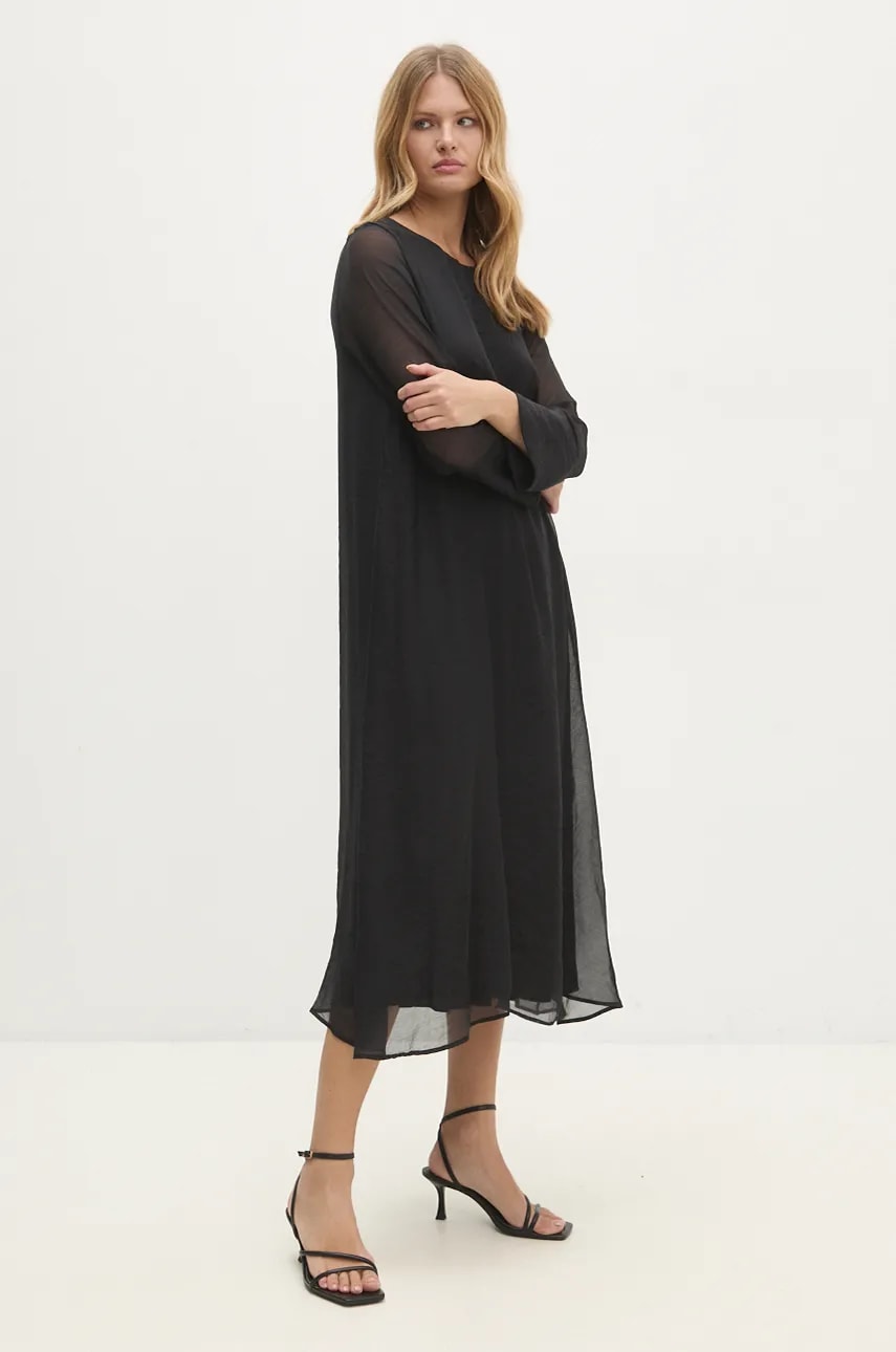 Answear Lab rochie culoarea negru