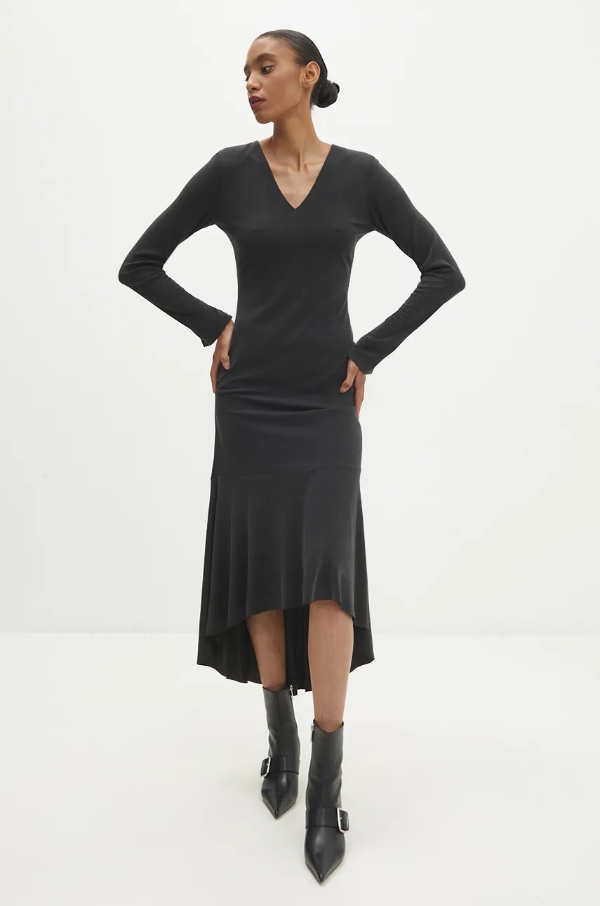 Answear Lab rochie culoarea negru