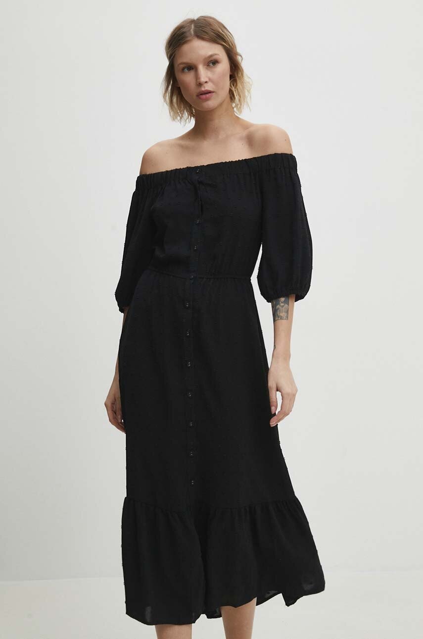 Answear Lab rochie culoarea negru