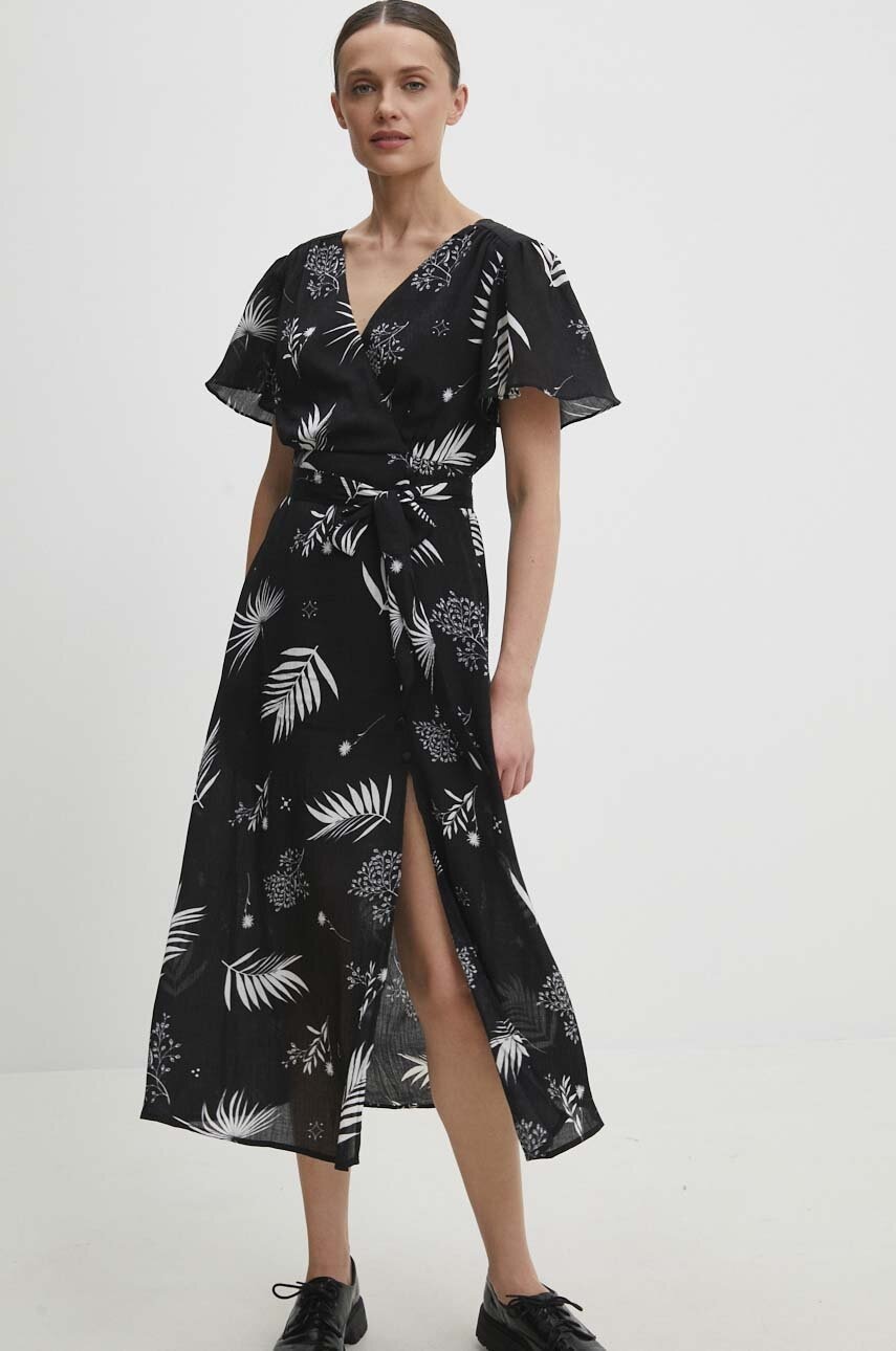 Answear Lab rochie culoarea negru