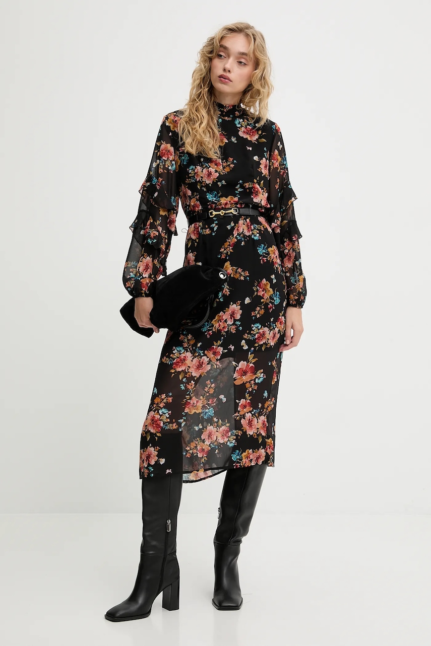 Answear Lab rochie culoarea negru