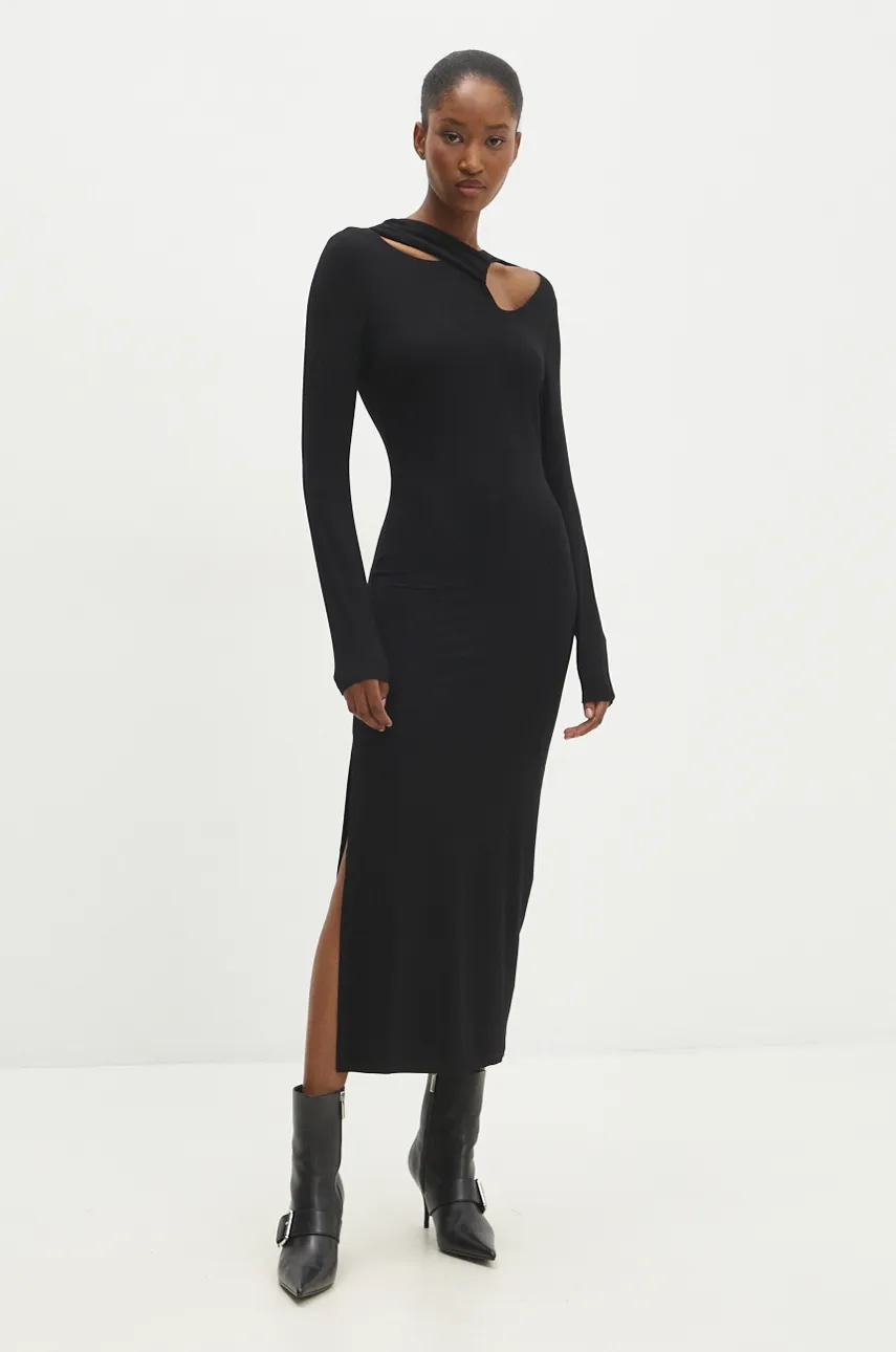 Answear Lab rochie culoarea negru