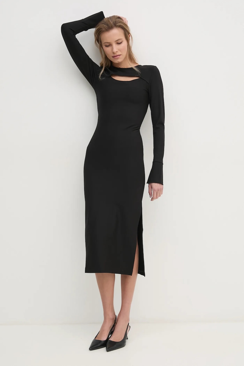 Answear Lab rochie culoarea negru