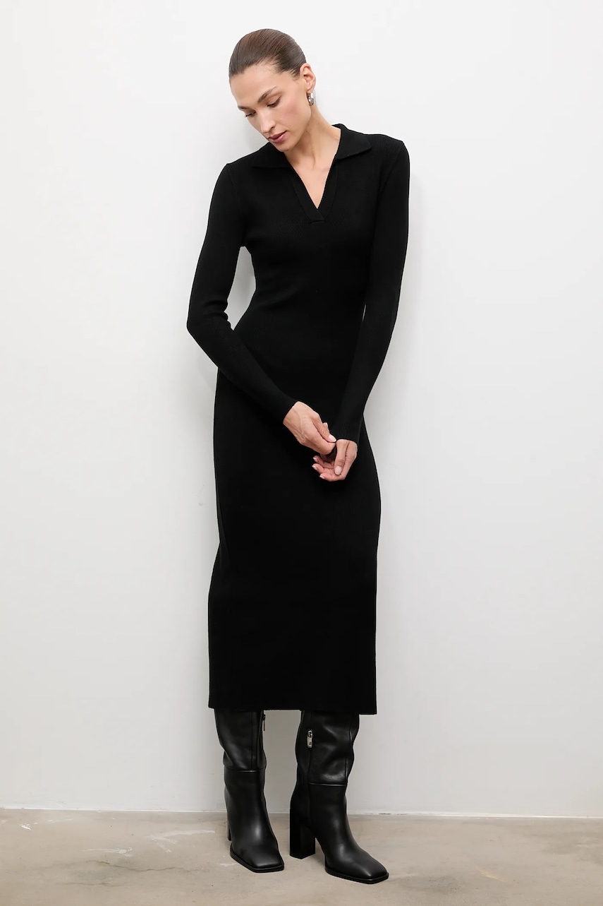 Answear Lab rochie culoarea negru
