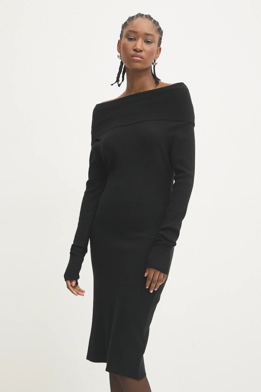 Answear Lab rochie culoarea negru
