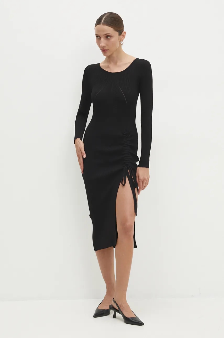 Answear Lab rochie culoarea negru