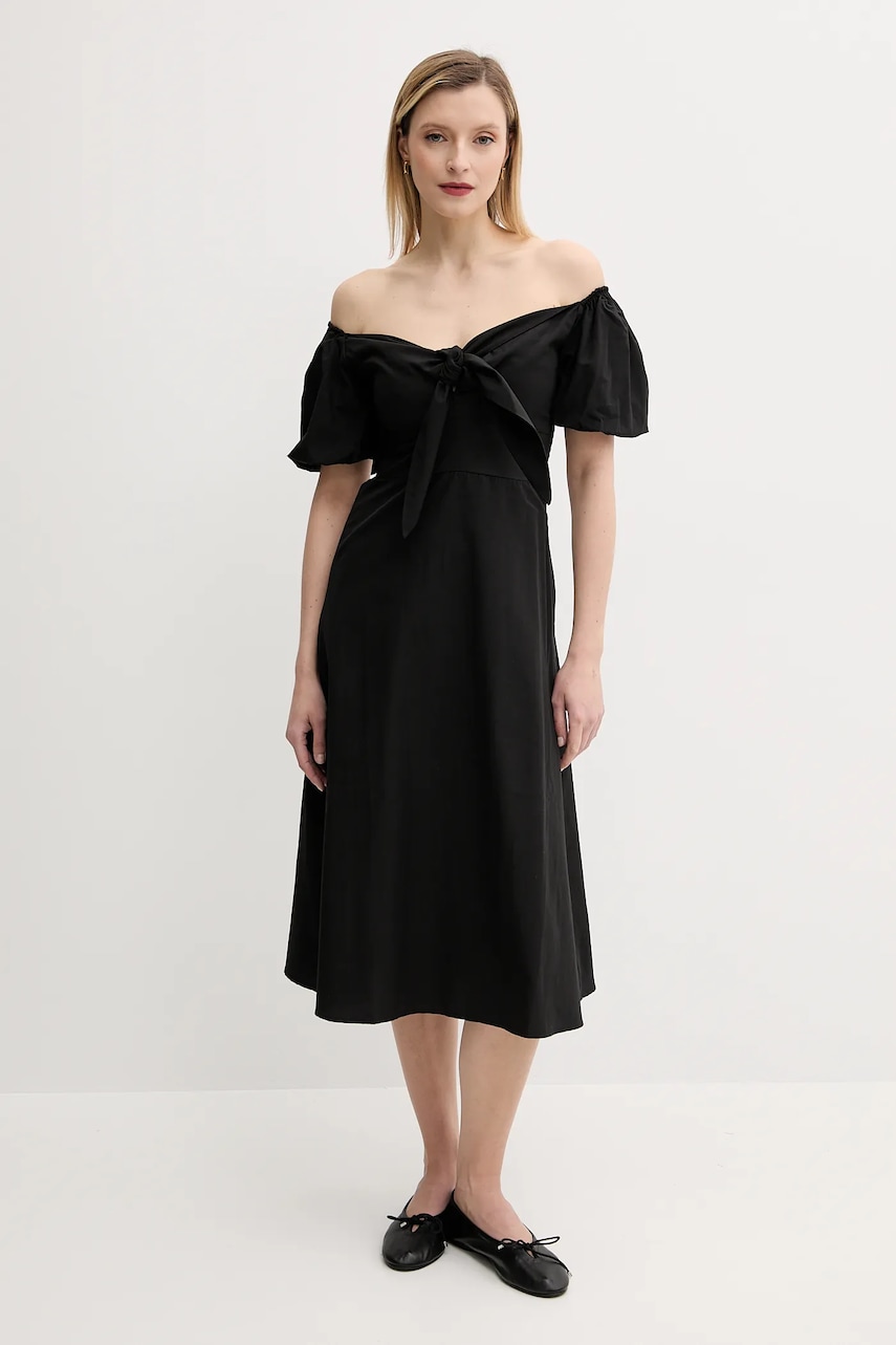 Answear Lab rochie culoarea negru