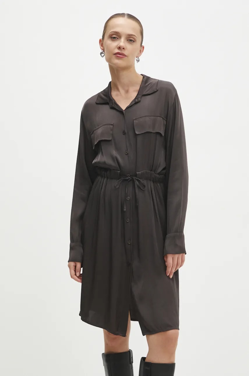Answear Lab rochie culoarea negru