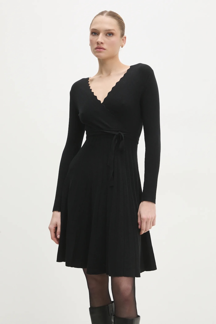 Answear Lab rochie culoarea negru