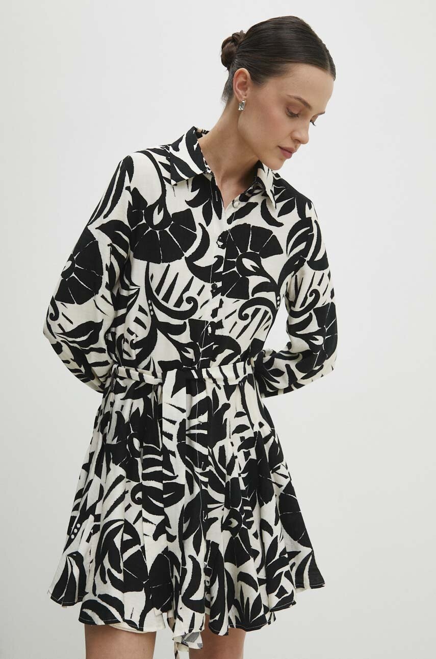 Answear Lab rochie culoarea negru