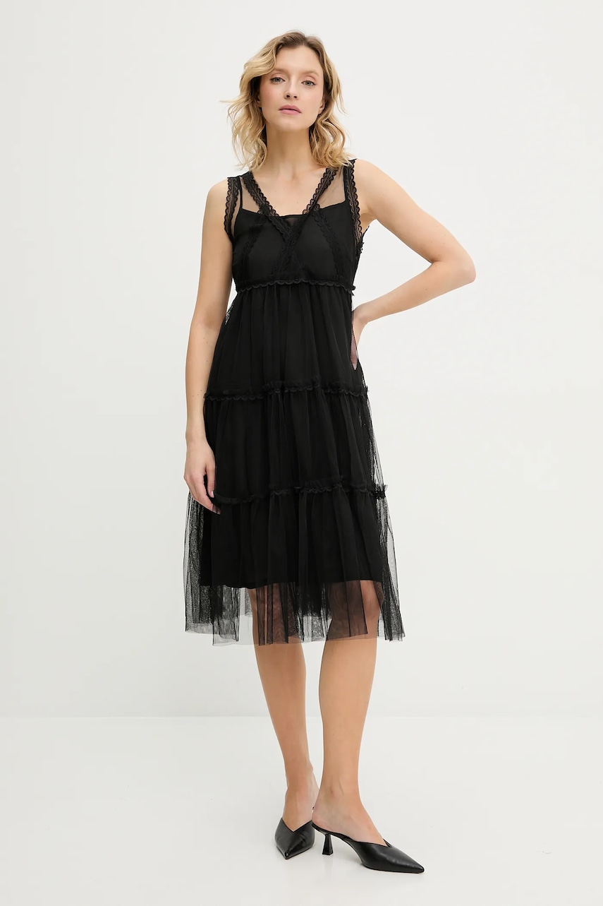 Answear Lab rochie culoarea negru