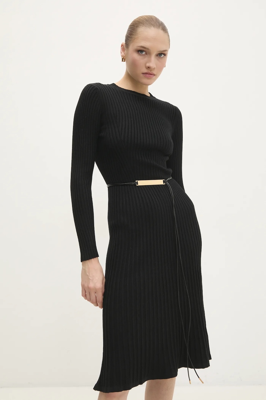 Answear Lab rochie culoarea negru
