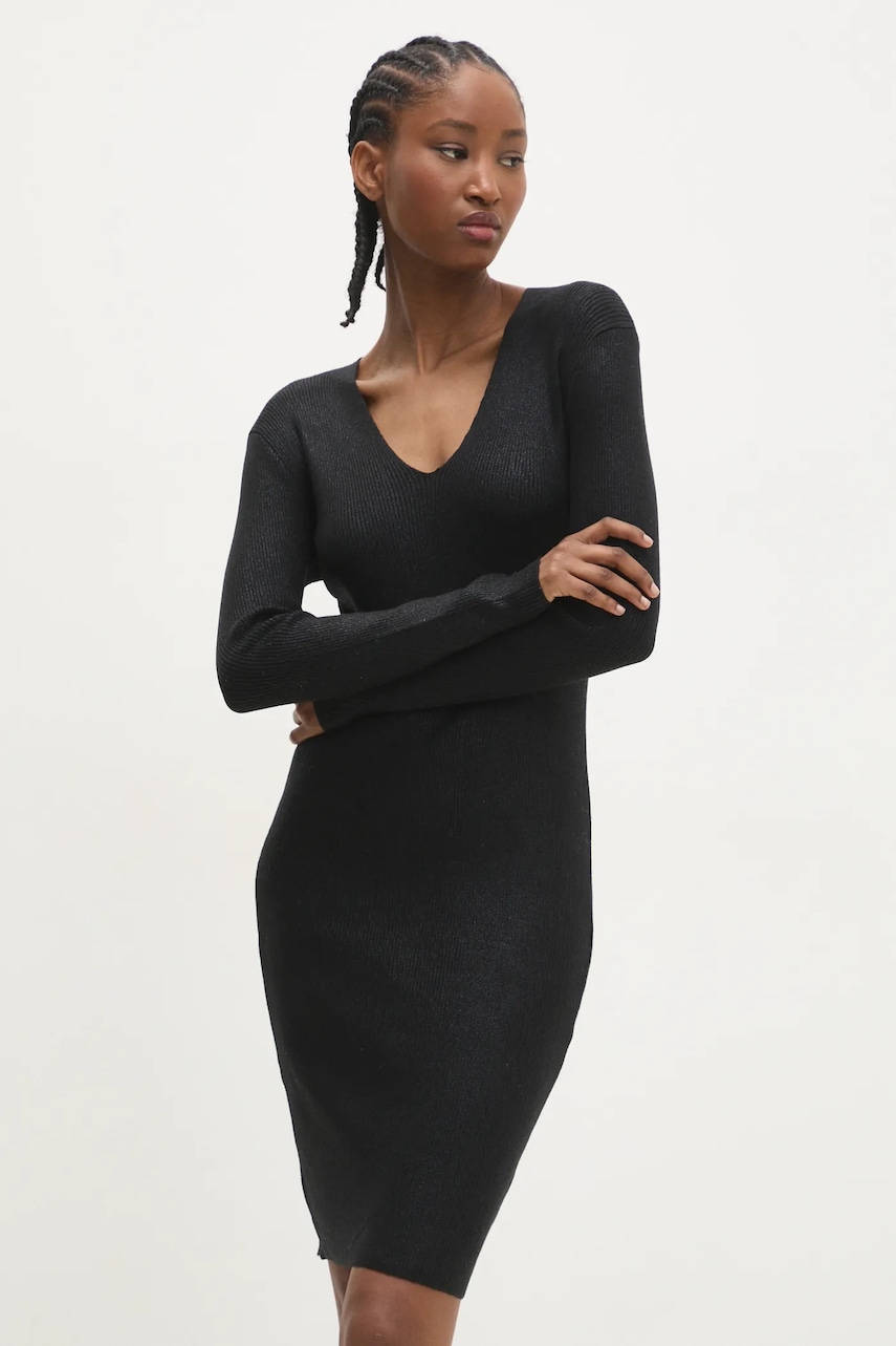 Answear Lab rochie culoarea negru