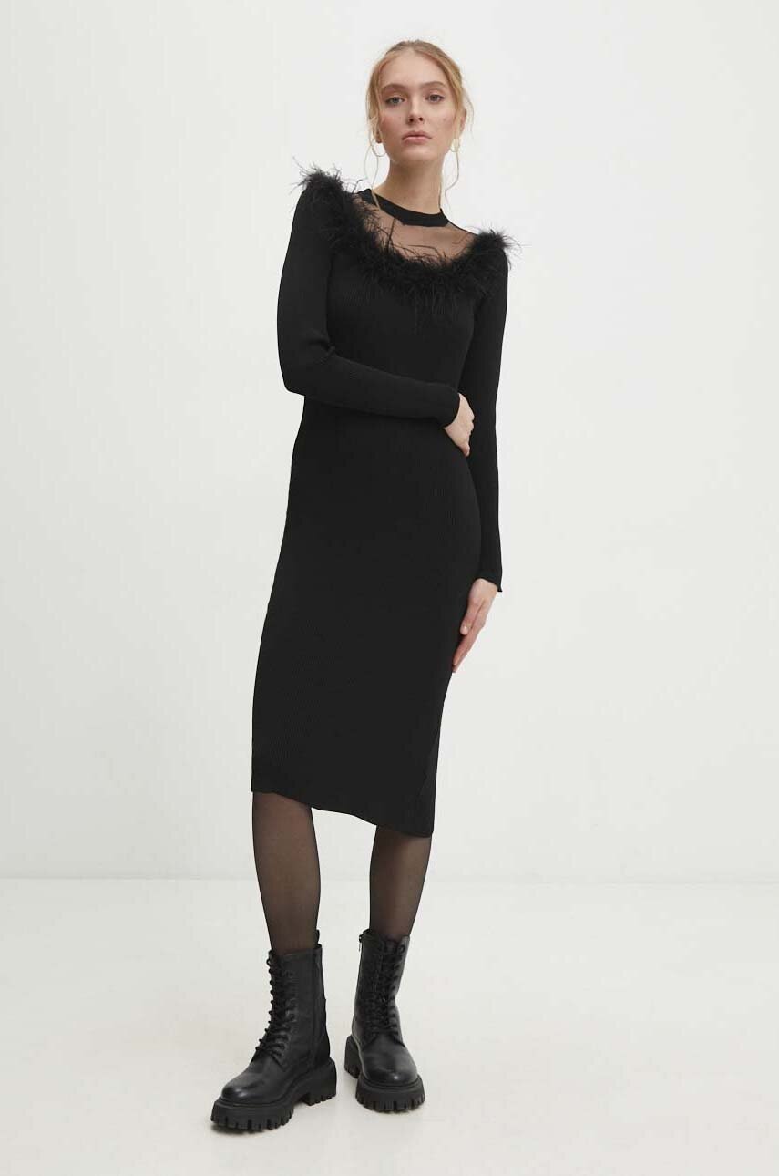 Answear Lab rochie culoarea negru