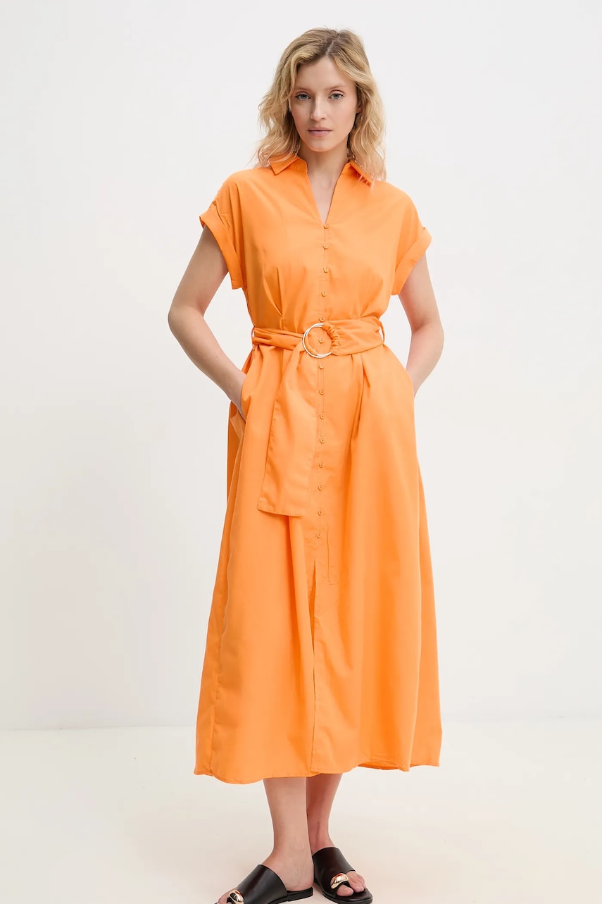 Answear Lab rochie culoarea portocaliu