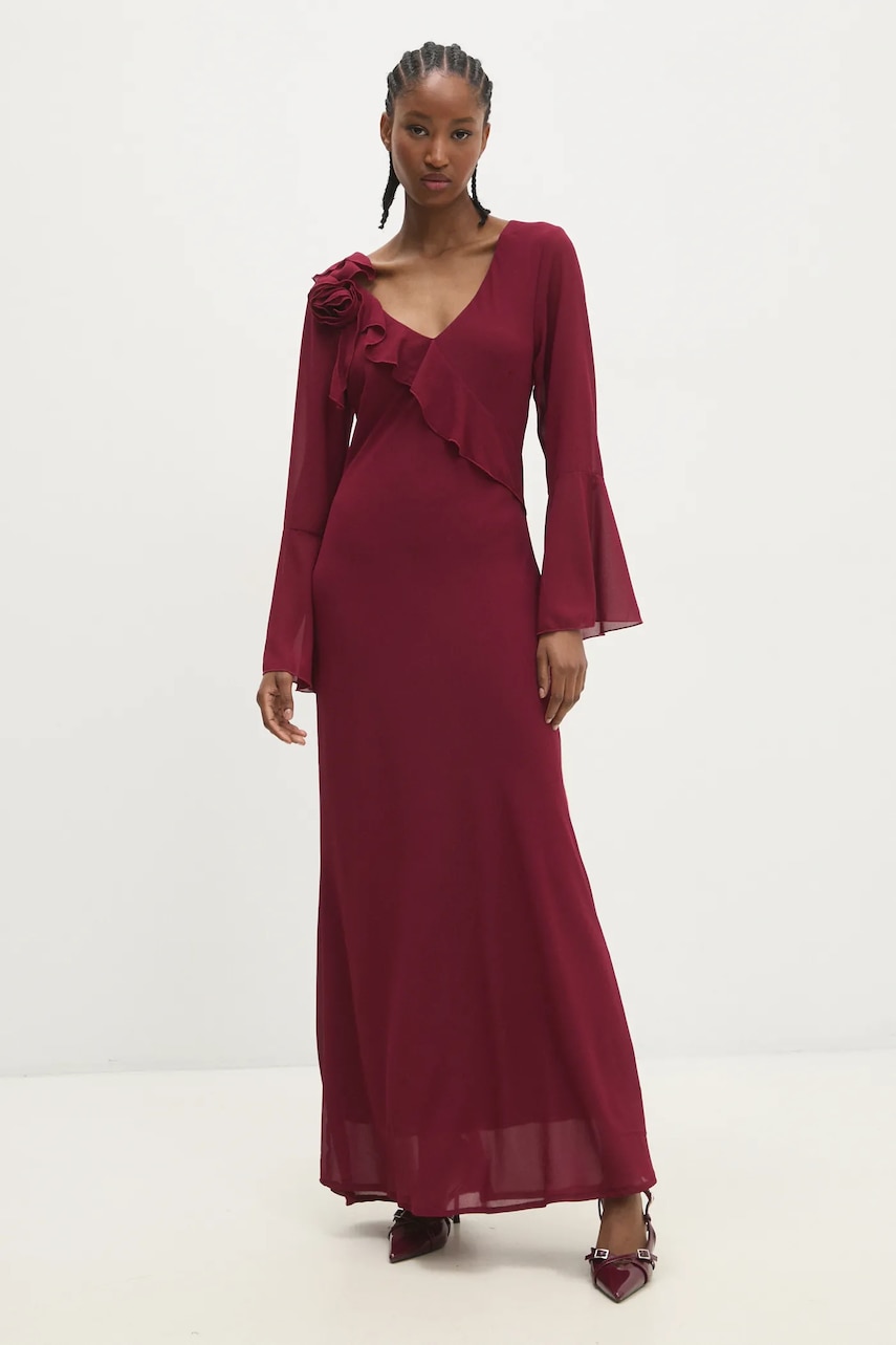 Answear Lab rochie culoarea rosu