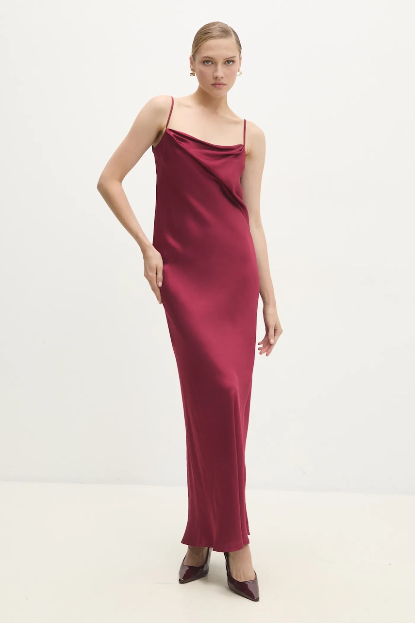 Answear Lab rochie culoarea rosu