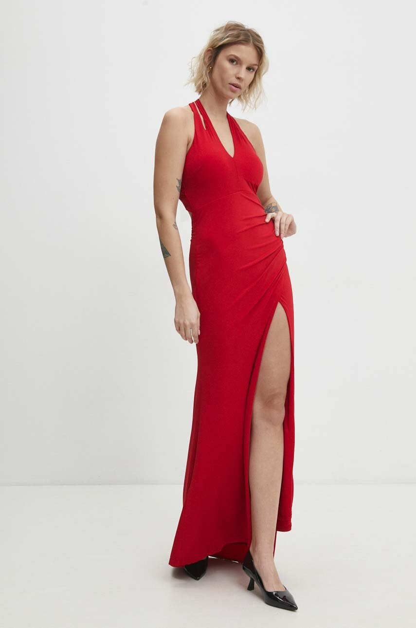 Answear Lab rochie culoarea rosu