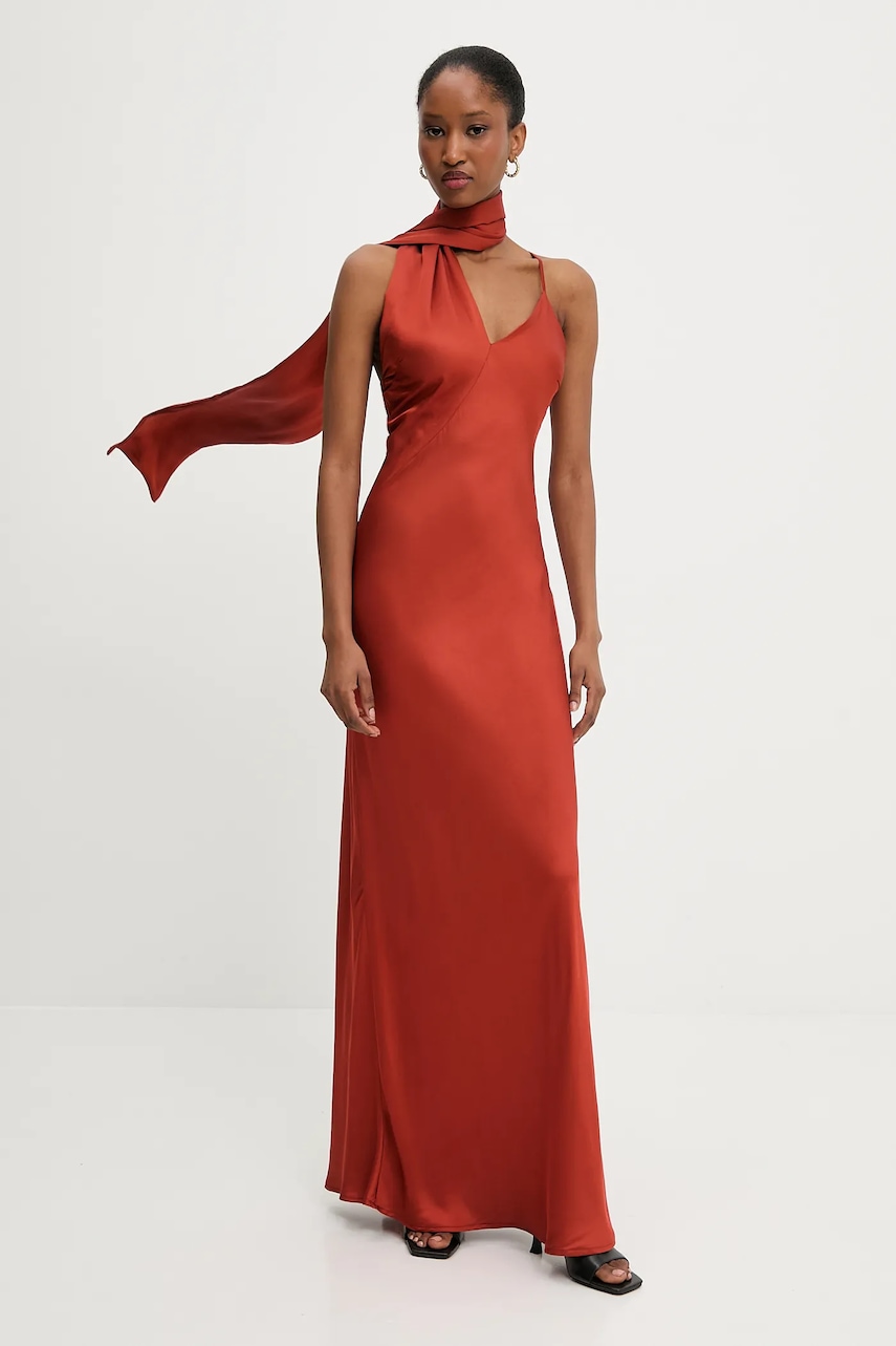 Answear Lab rochie culoarea rosu