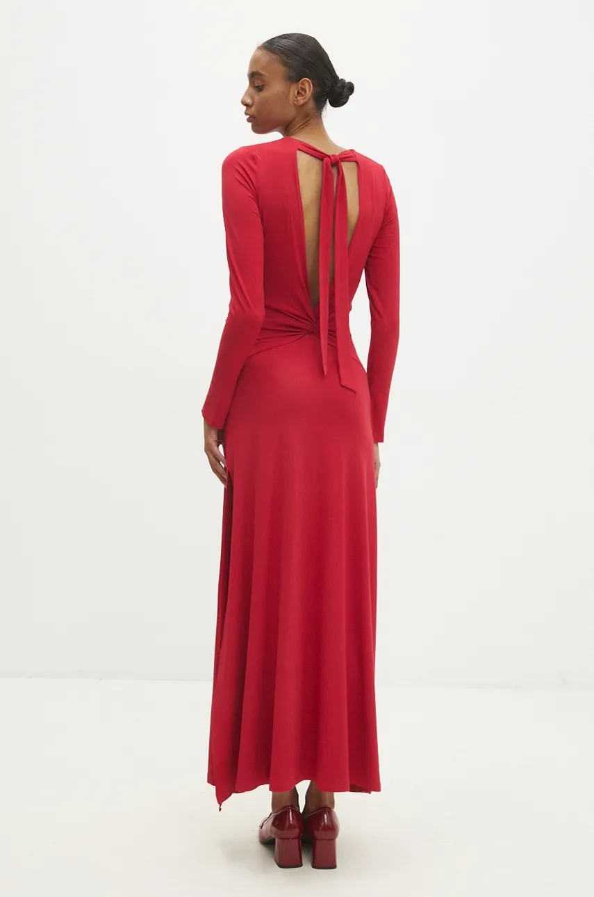 Answear Lab rochie culoarea rosu