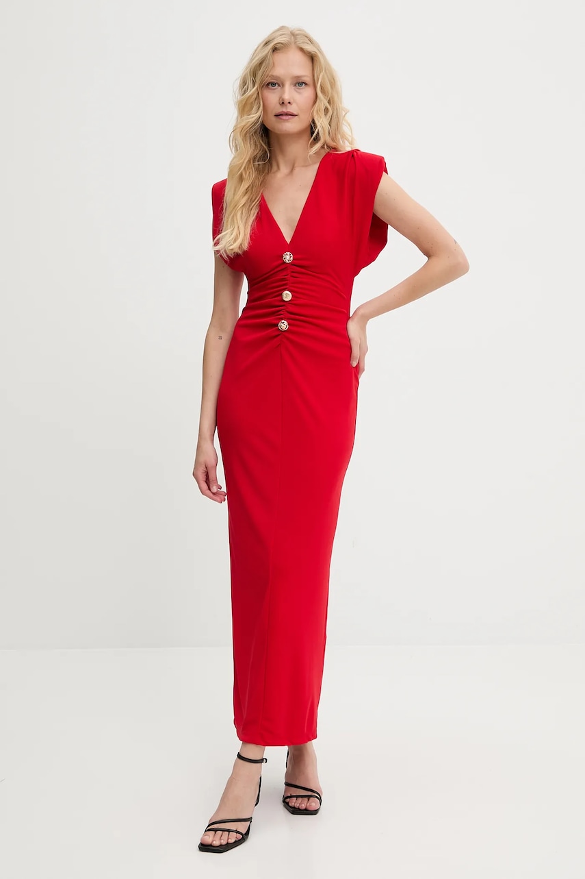 Answear Lab rochie culoarea rosu