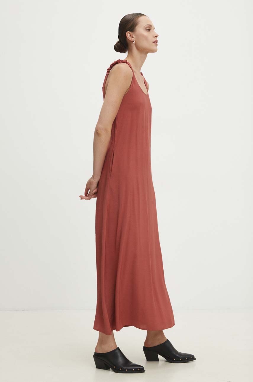 Answear Lab rochie culoarea rosu