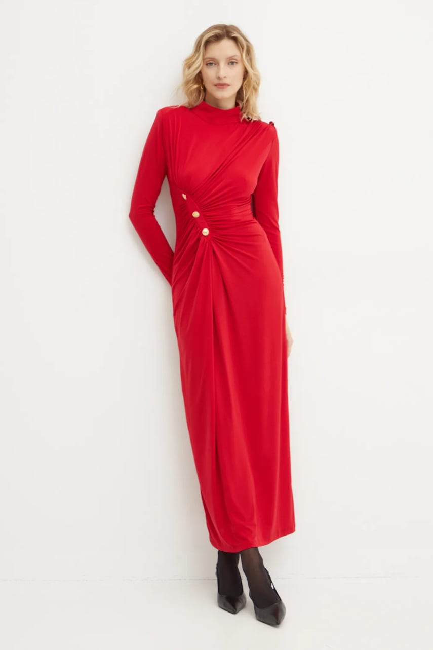 Answear Lab rochie culoarea rosu