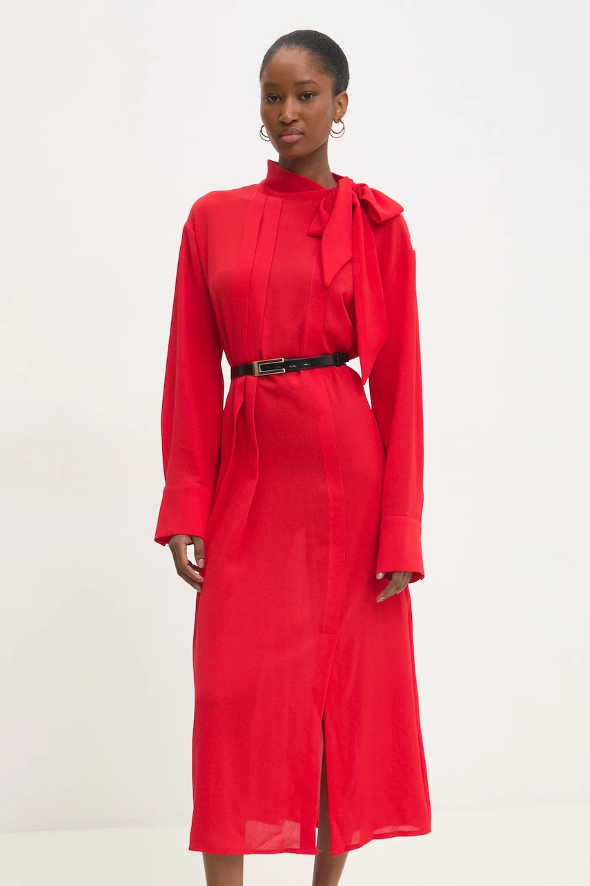 Answear Lab rochie culoarea rosu