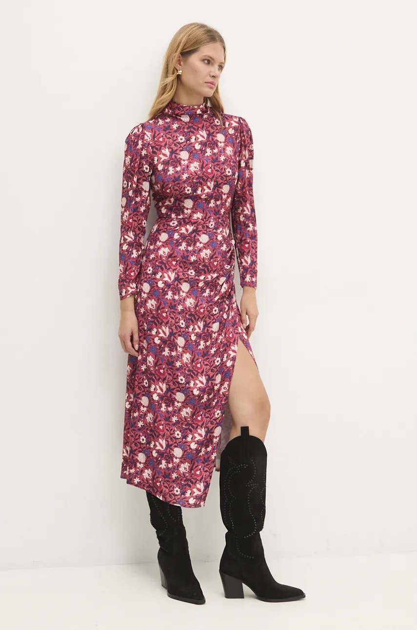 Answear Lab rochie culoarea rosu