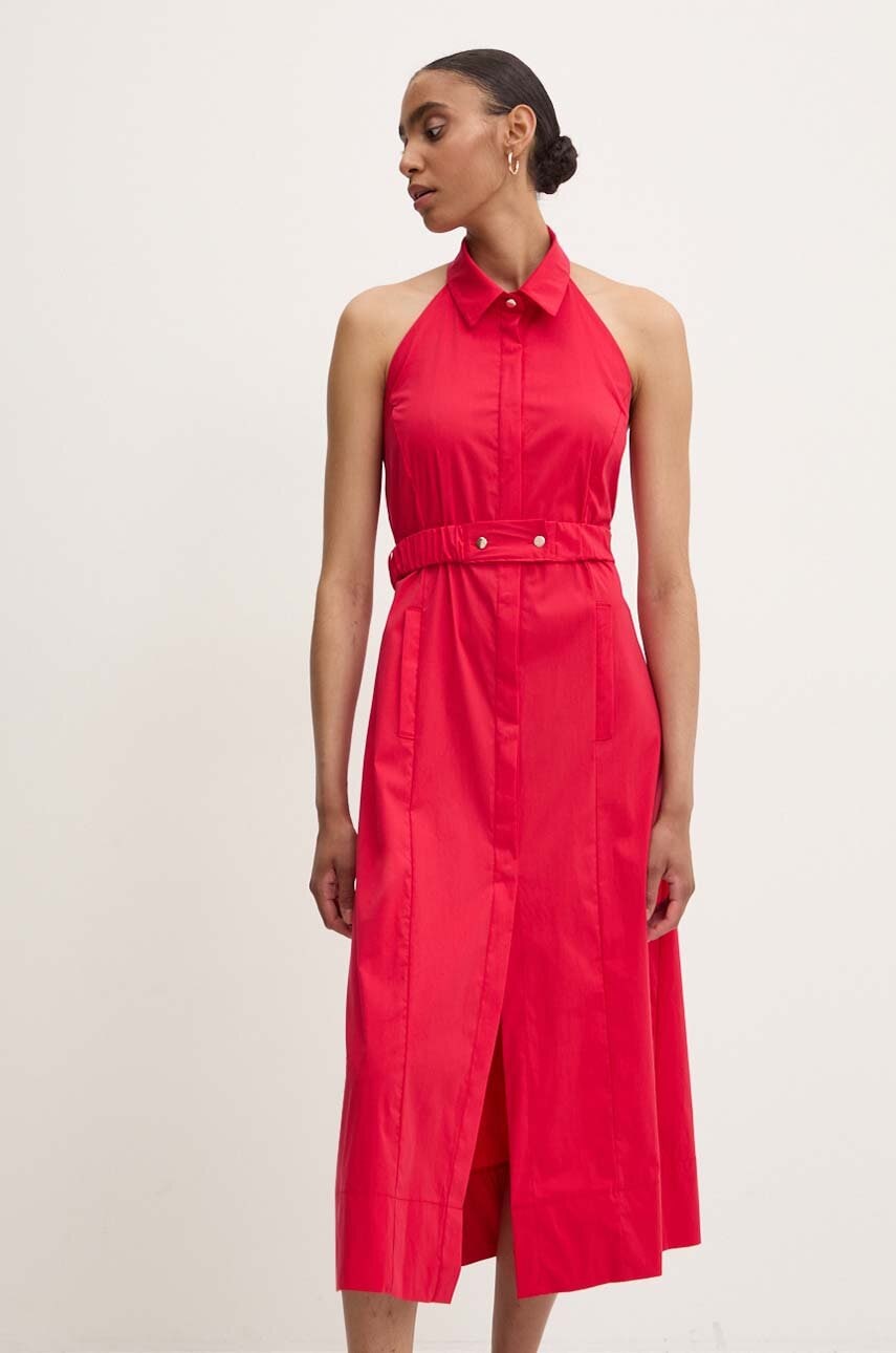 Answear Lab rochie culoarea rosu