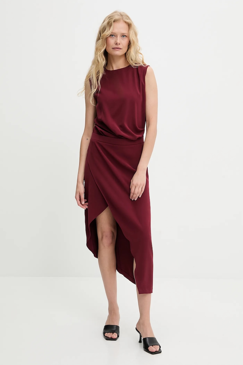 Answear Lab rochie culoarea rosu