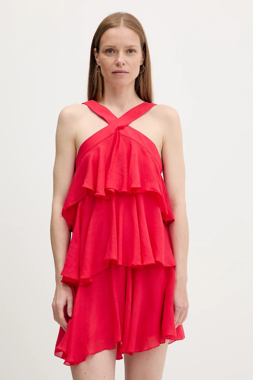 Answear Lab rochie culoarea rosu