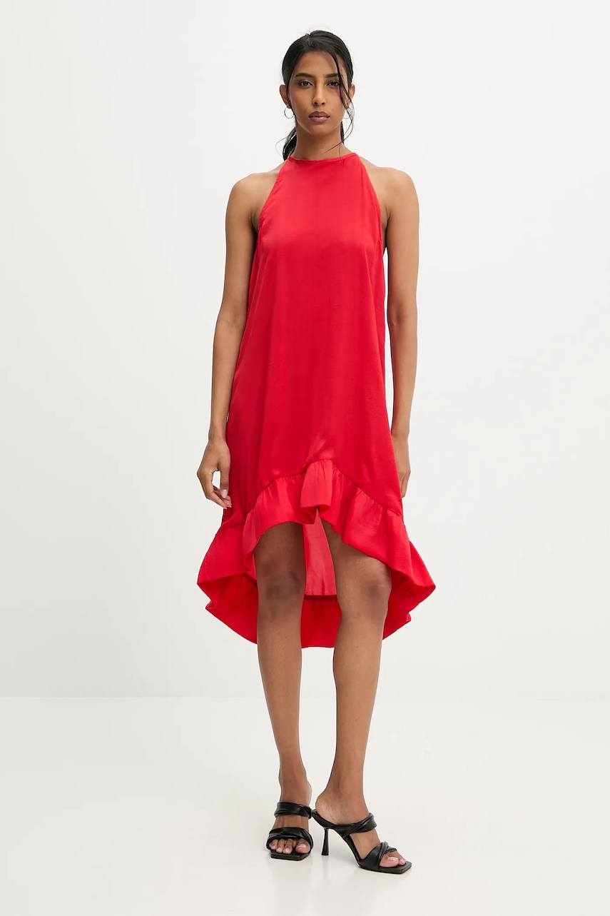 Answear Lab rochie culoarea rosu
