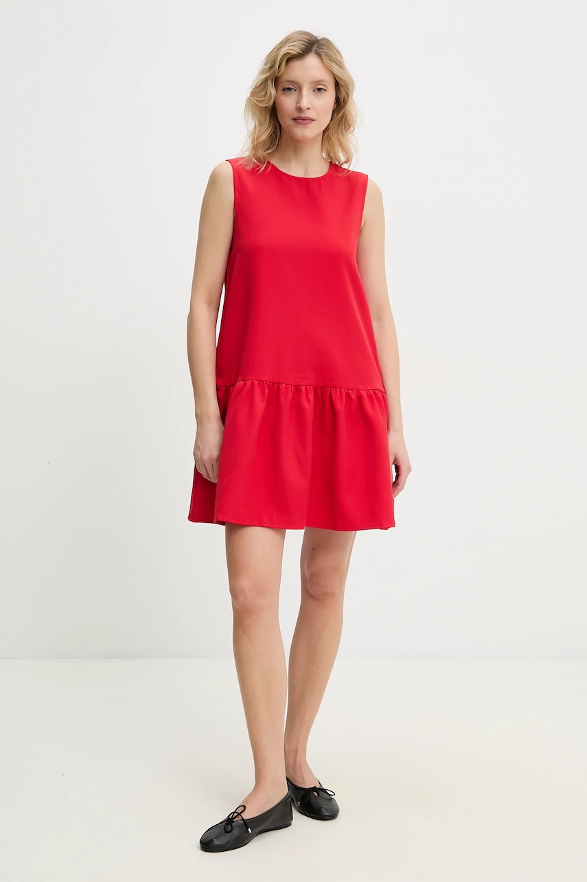 Answear Lab rochie culoarea rosu