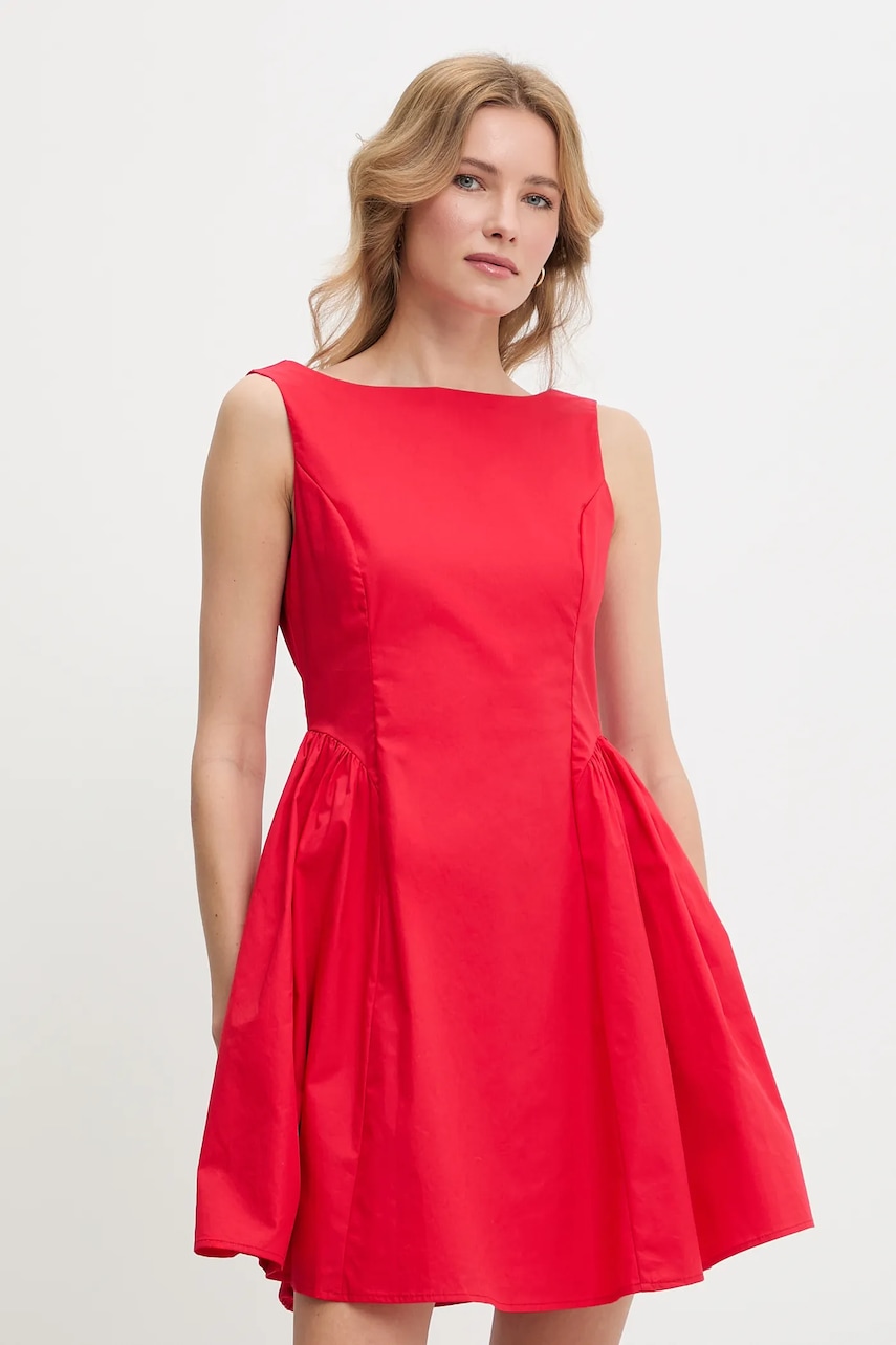 Answear Lab rochie culoarea rosu