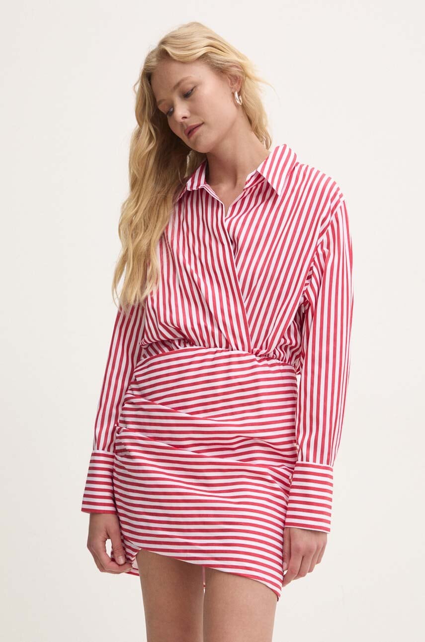 Answear Lab rochie culoarea rosu