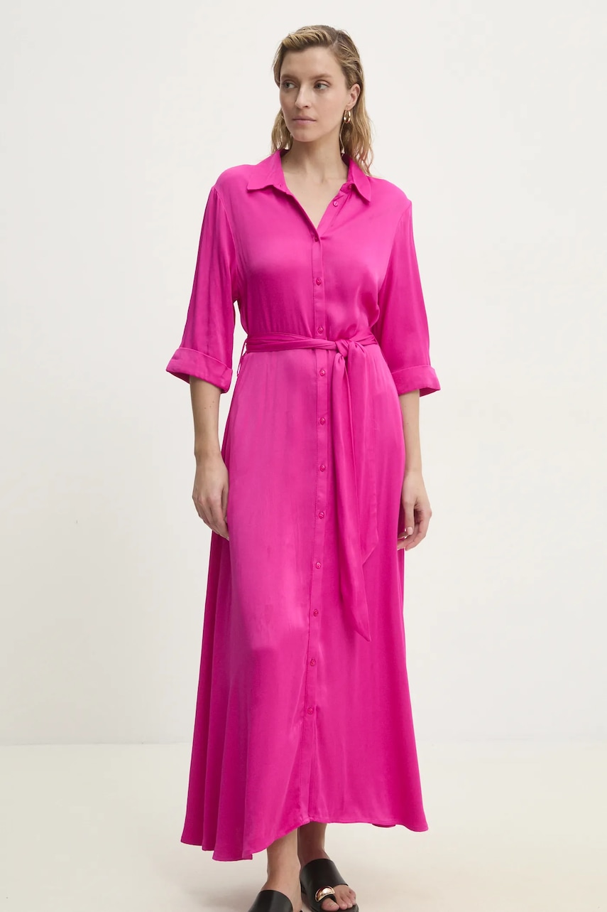 Answear Lab rochie culoarea roz