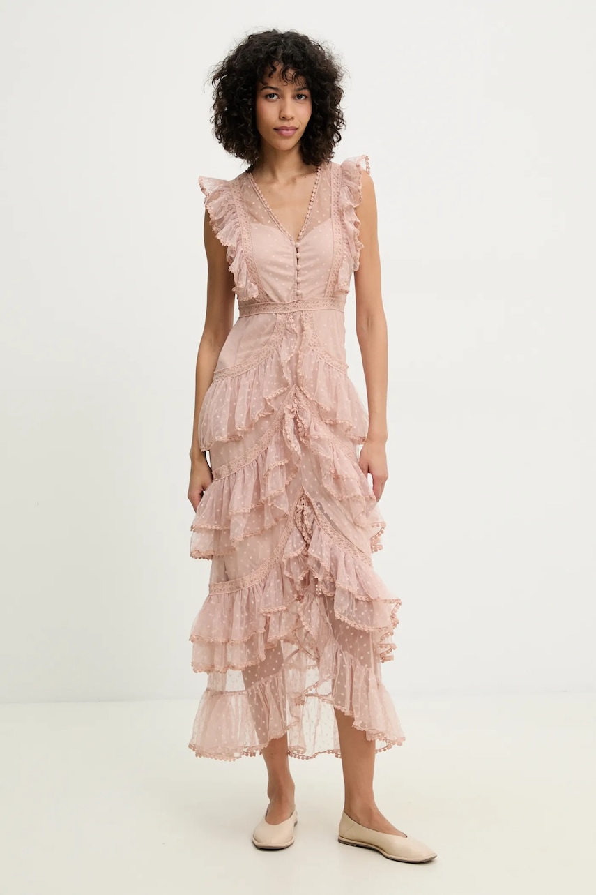 Answear Lab rochie culoarea roz