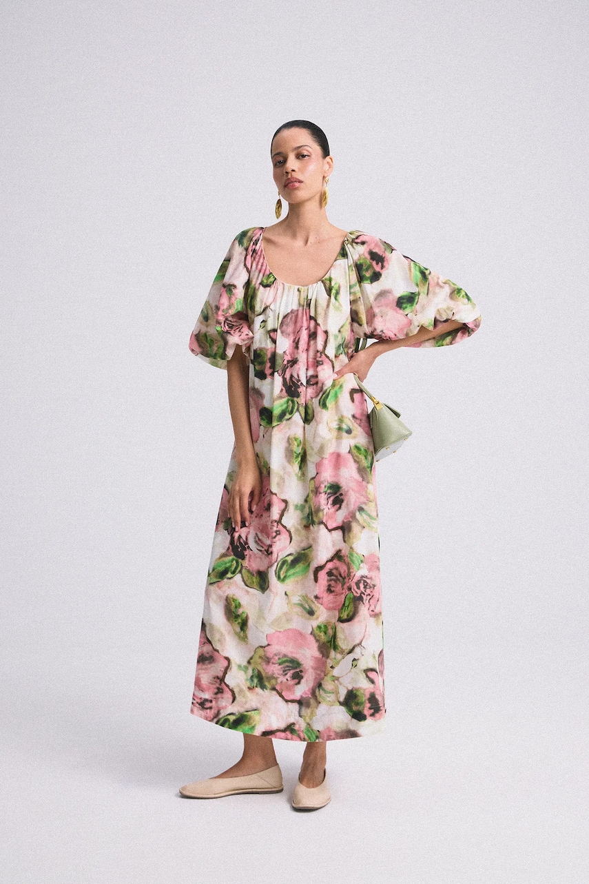 Answear Lab rochie culoarea roz
