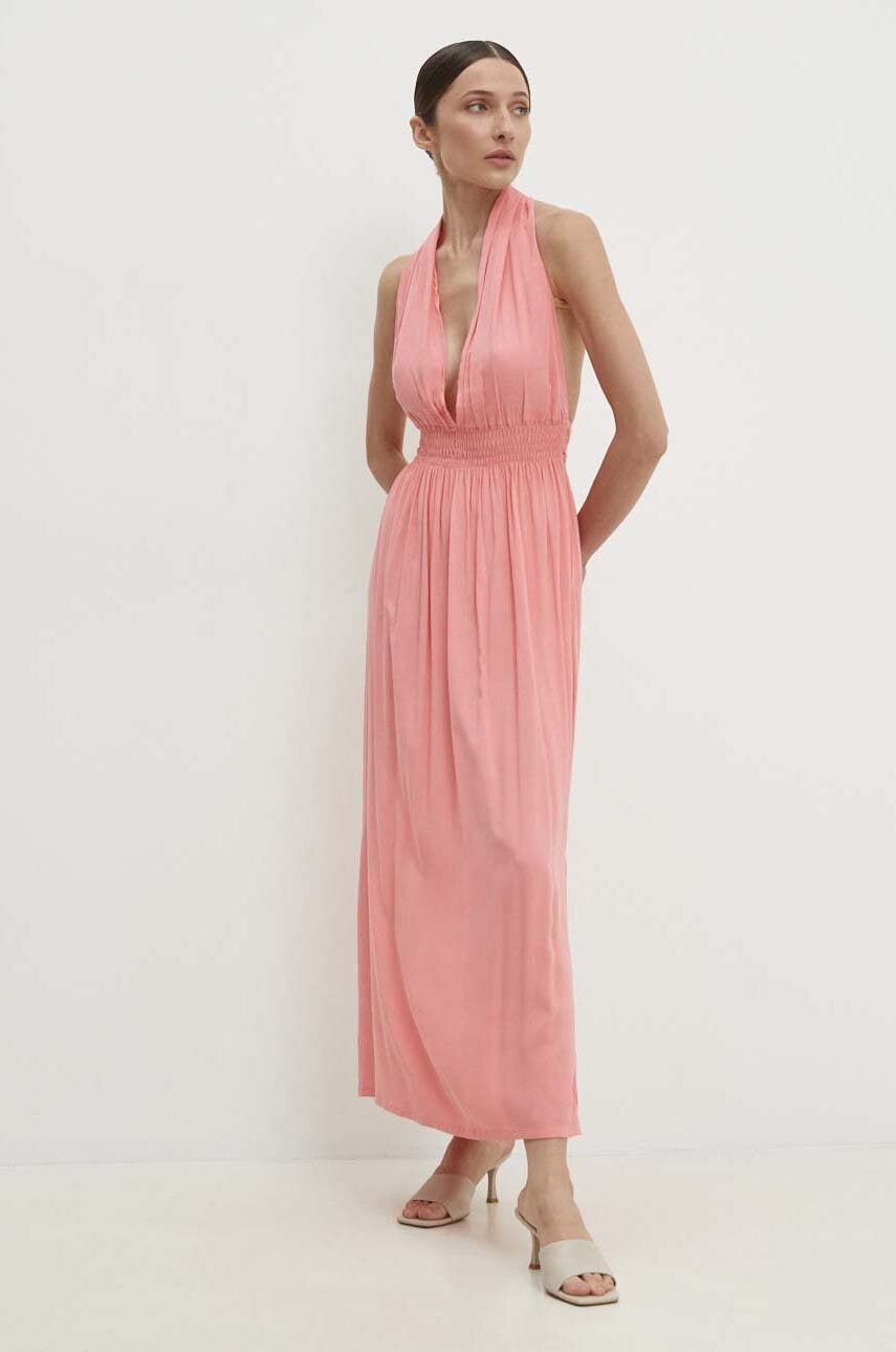 Answear Lab rochie culoarea roz