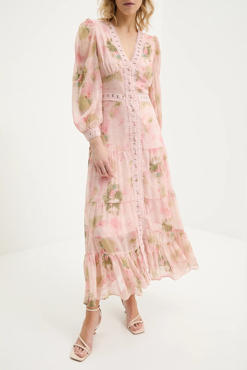 Answear Lab rochie culoarea roz
