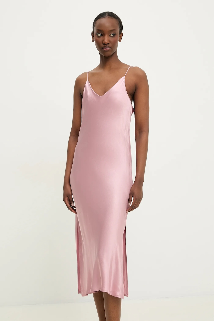 Answear Lab rochie culoarea roz