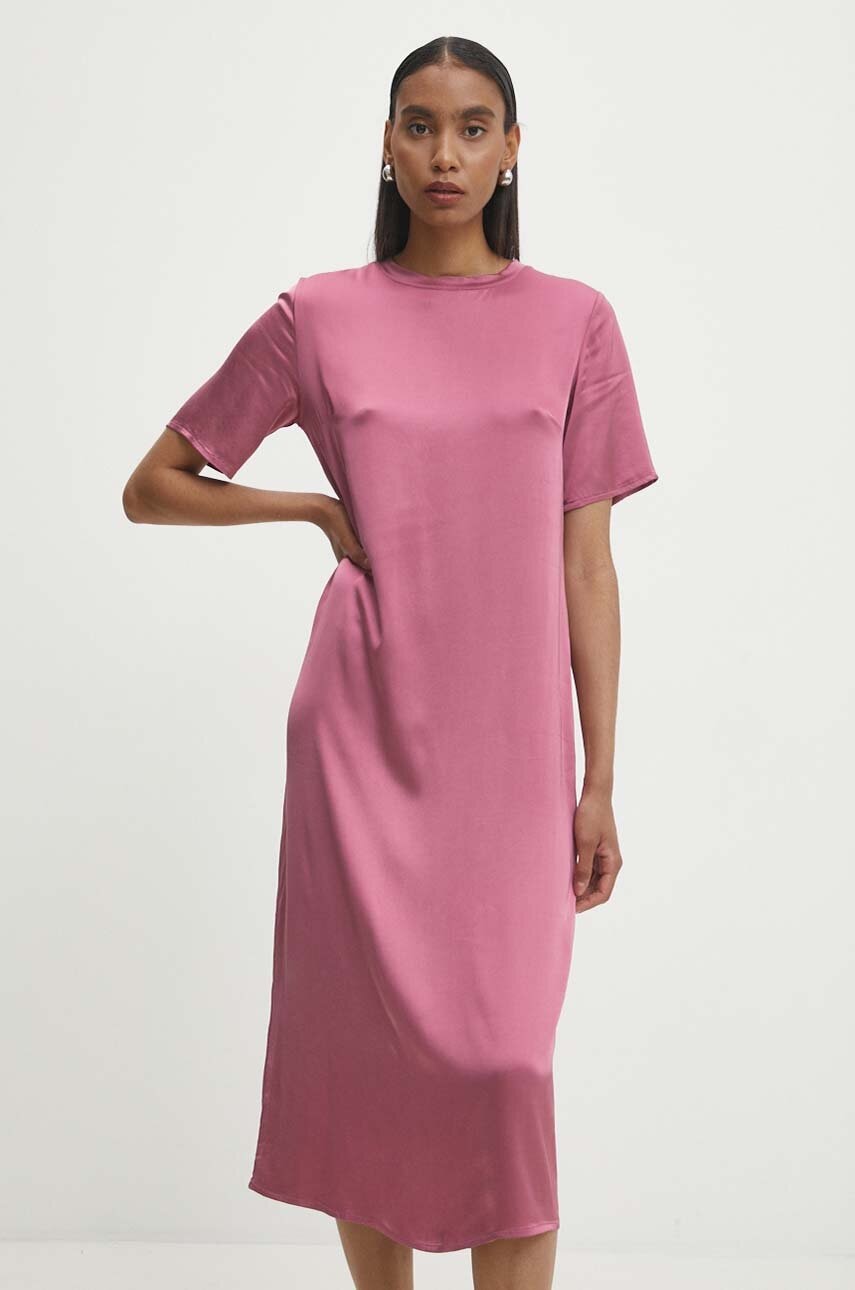 Answear Lab rochie culoarea roz