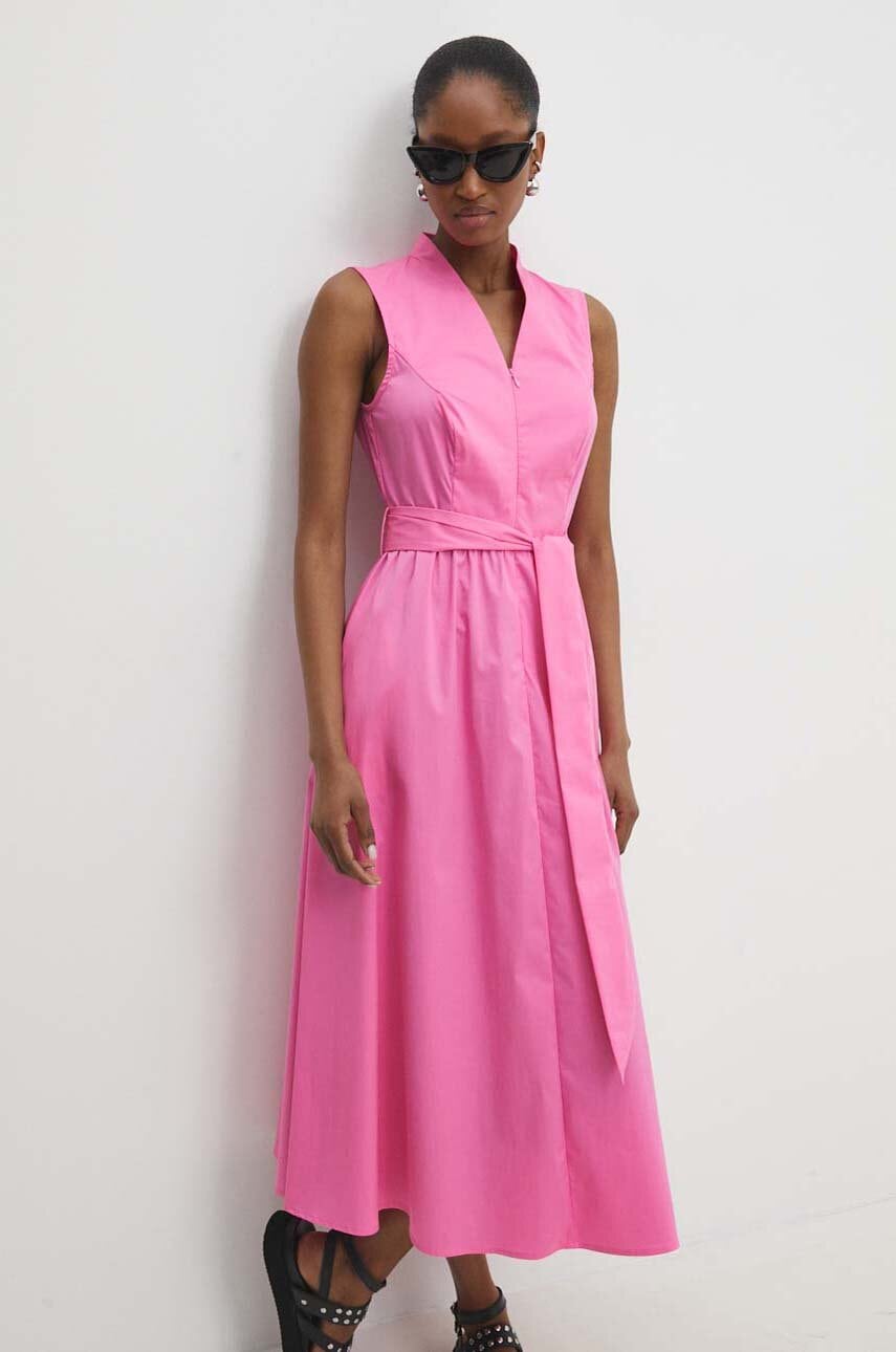 Answear Lab rochie culoarea roz